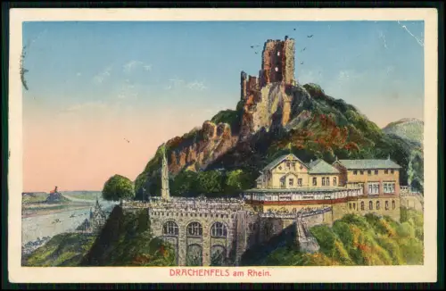 8x AK und Foto - Königswinter am Rhein - Drachenfels Siebengebirge ....