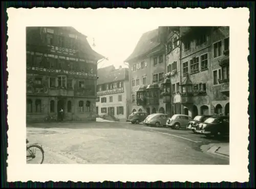 12x Foto - Stein am Rhein und Rheinfall Reise - handschriftlich Info Rückseite