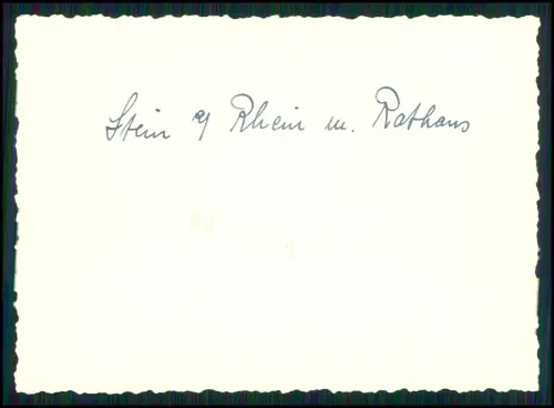 12x Foto - Stein am Rhein und Rheinfall Reise - handschriftlich Info Rückseite