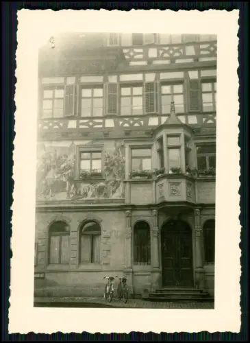 12x Foto - Stein am Rhein und Rheinfall Reise - handschriftlich Info Rückseite