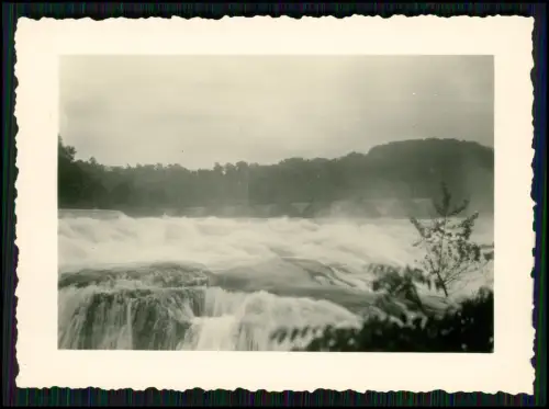 12x Foto - Stein am Rhein und Rheinfall Reise - handschriftlich Info Rückseite