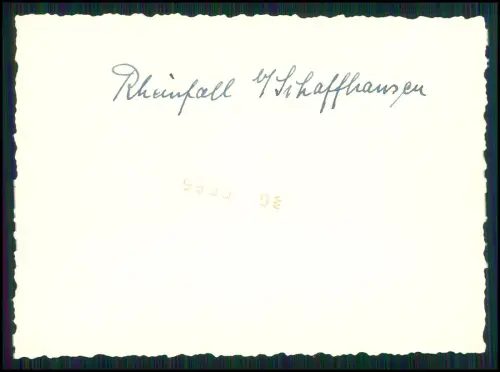 12x Foto - Stein am Rhein und Rheinfall Reise - handschriftlich Info Rückseite