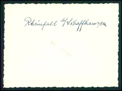 12x Foto - Stein am Rhein und Rheinfall Reise - handschriftlich Info Rückseite