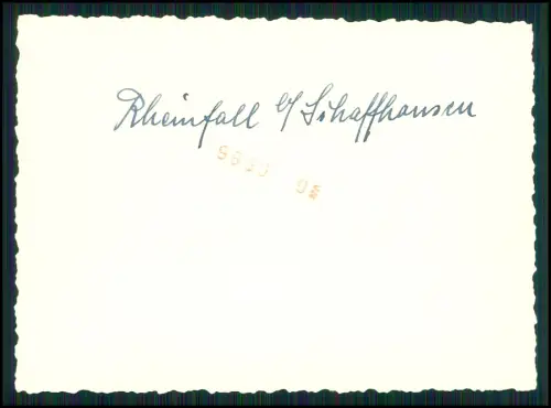 12x Foto - Stein am Rhein und Rheinfall Reise - handschriftlich Info Rückseite