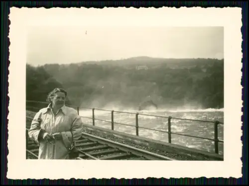 12x Foto - Stein am Rhein und Rheinfall Reise - handschriftlich Info Rückseite