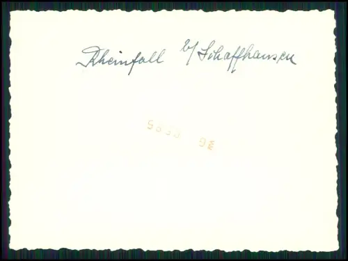 12x Foto - Stein am Rhein und Rheinfall Reise - handschriftlich Info Rückseite