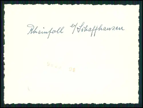 12x Foto - Stein am Rhein und Rheinfall Reise - handschriftlich Info Rückseite