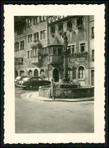 12x Foto - Stein am Rhein und Rheinfall Reise - handschriftlich Info Rückseite