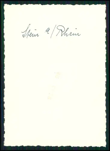 12x Foto - Stein am Rhein und Rheinfall Reise - handschriftlich Info Rückseite