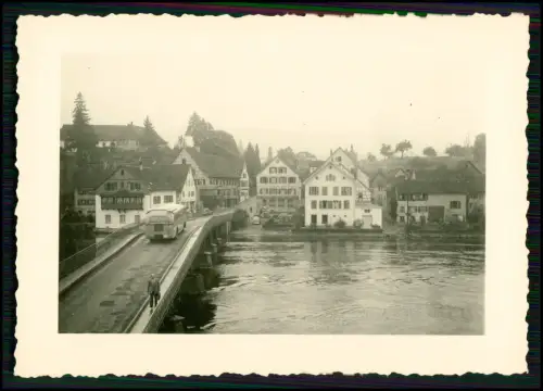 12x Foto - Stein am Rhein und Rheinfall Reise - handschriftlich Info Rückseite