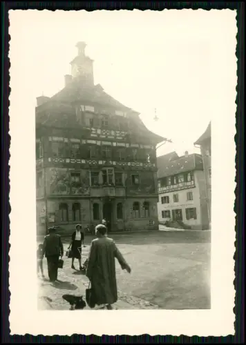 12x Foto - Stein am Rhein und Rheinfall Reise - handschriftlich Info Rückseite