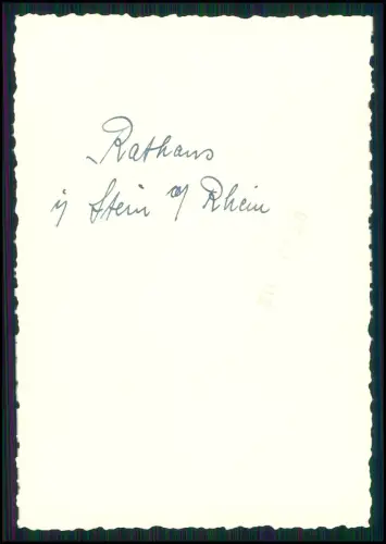 12x Foto - Stein am Rhein und Rheinfall Reise - handschriftlich Info Rückseite