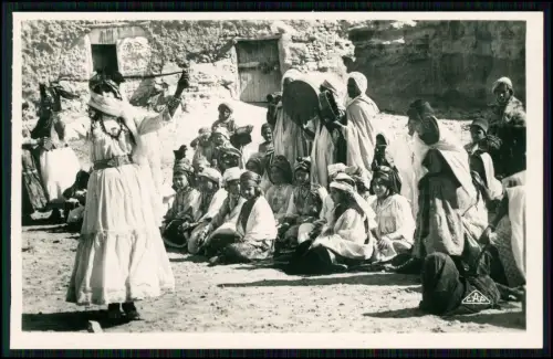 3x Echt Foto - Algerien Ouled Naïls Markt Alltag Menschen Kultur Tanzszene uvm.