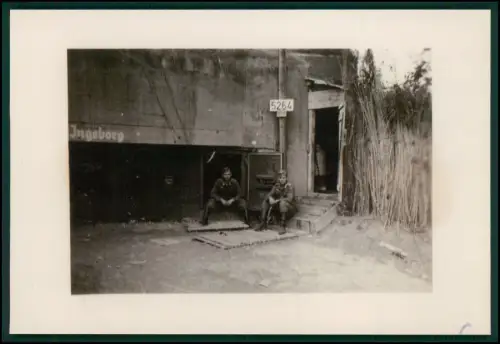 8x Foto Kopie nach 1945  WK Belgien Frankreich  Bunker Shelter Soldaten 1941 