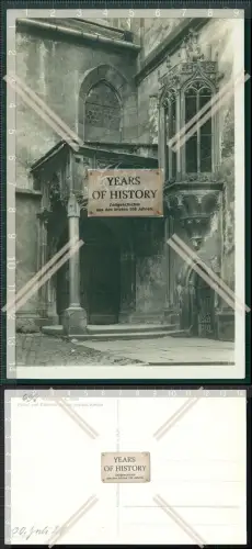 Foto AK Wertheim am Main Portal und Cöhrlein an der Kirche 1933