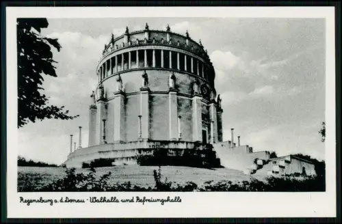 7x AK - Befreiungshalle in Kelheim Donau - und Ansichten von Regensburg - 1930er
