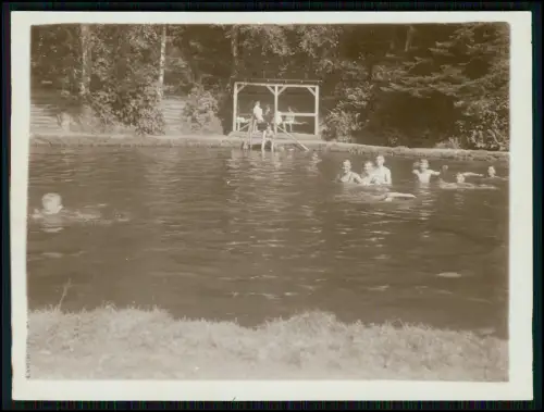 5x Foto - Bielefeld Senne - Waldbad Freibad Badeanstalt - Dürkopp-Bad - 1935