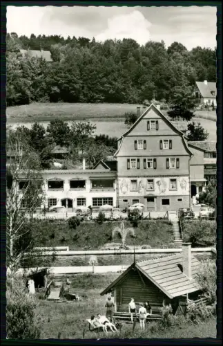 4x AK Grasellenbach Hammelbach - Hotel Siegfriedbrunnen Odenwald Cafe Restaurant