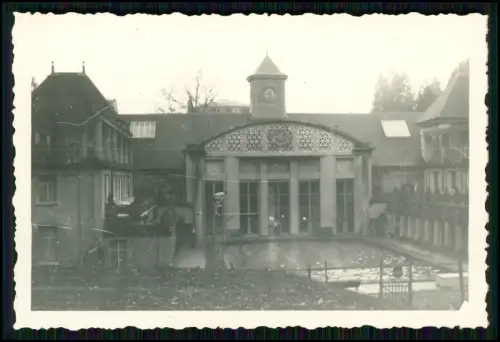 2x Foto Soldaten Wehrmacht - Luxeuil les Bains Haute Saône - Badeanstalt Freibad