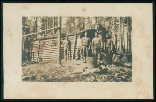7x Foto AK - Soldaten aus Dresden - Sächsische Armee - Einsatz - 1918