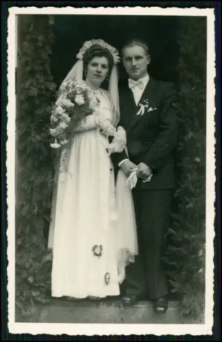 11x Foto - nicht-prominentes Brautpaar - am Tag seiner Hochzeit Kirche u. andere