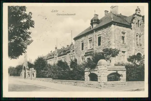 4x AK 1.WK - Lahr Baden Garnisonlazarett - Kaiserstraße u.a.  1916 Feldpost gel.
