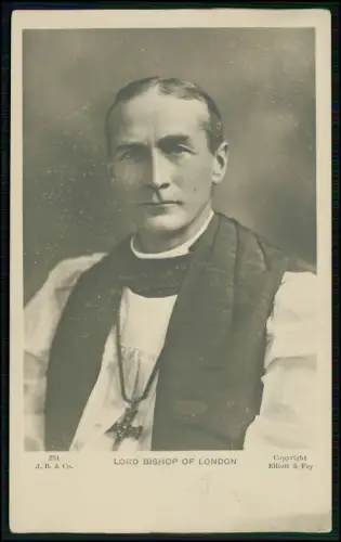 AK London Lord Bishop of London Porträt Geistlicher Würdenträger England um 1900