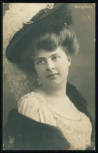 5x AK - Myrtle Elvyn Pianistin - und andere Damen Portrait Karten - 1900-15 gel.