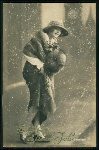 5x AK Postkarte - Tolle Glückwunschkarten - Motive feine Damen - 1899-15 gel.