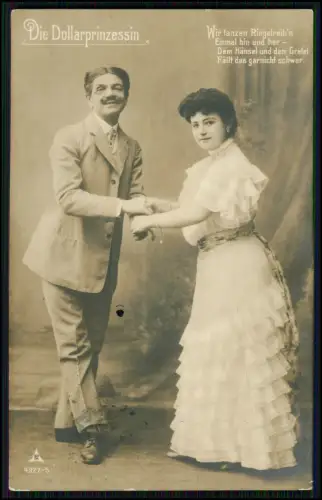 7x AK Postkarte - Bilder die romantische Welt der Liebespaare - 1900-15 gelaufen