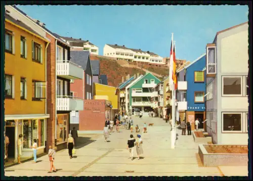 3x AK - Helgoland - Der Lung Wai Einkaufsstraße auf der Hochseeinsel und andere