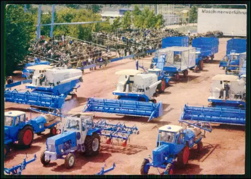 2x AK - Szenen der Landwirtschaftsausstellung Agra - in Markkleeberg bei Leipzig