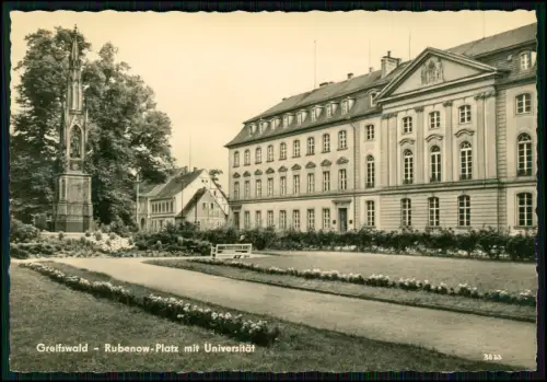 6x AK  Greifswald Rostock Graal Müritz Stralsund Universität Hafen Ostsee Karten