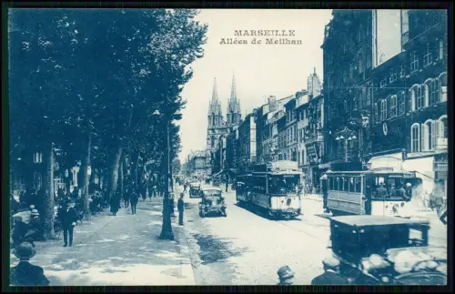 6x AK - Marseille - Hafenstadt in Südfrankreich - beeindruckende Ansicht 1900-10