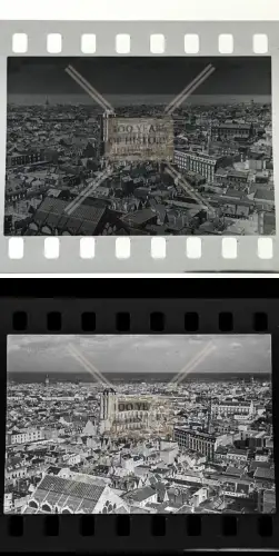 Orig. Negativ Luftbild Antwerpen Belgien Luftwaffe Kampfgeschwader Größe ca. 4x3