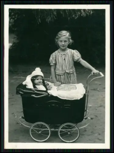 13x Foto - Kinder Spielzeug Roller Fahrrad Schildkröt Puppen Kinderwagen 1910-25