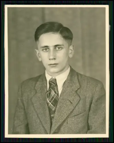 16x Foto - Herren-Portrait im Passfoto Format - ca. 4-5 oder 6x4cm - 1920er-50er