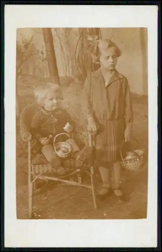 12x Foto - Kinder Spielzeug - Oster Sachen Schaukelpferd Kinderwagen - 1910-25