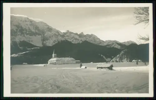 3x Echt Foto AK - Schloss Elmau im Hochtal in der Gemeinde Krün Oberbayern 1940