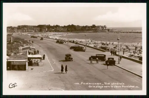 5x Foto AK - Pornichet Le Croisic Rochefort - Frankreich Wehrmacht Feldpost 1940