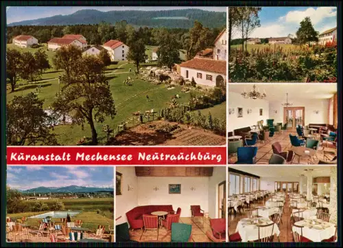 AK - farbige Postkarte Mechensee in Neutrauchburg - bei Isny im Allgäu