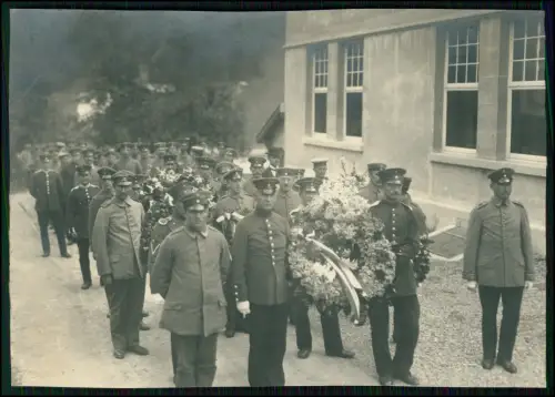 6x Foto Schweiz Davos Dorf - internierte deutsche Soldaten Kriegsgefangene 1916