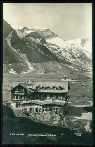 6x Echt Foto AK - Kaprunertal Hotel Moserboden - u.a. Motive aus Umgebung - 1928