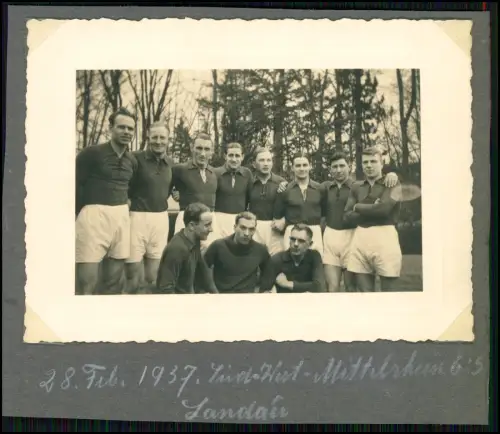 6x Foto - TuS Kalk Köln - Feld Handball 1932-39 - Spieler Spiele Militär a. Bonn