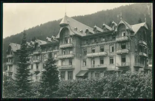 Echt Foto - Hotel Schweizerhof in Beatenberg - Kanton Bern - in der Schweiz 1910
