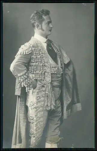 Foto AK - Mann in der traditionellen Kleidung - eines Torero Stierkämpfer - 1913