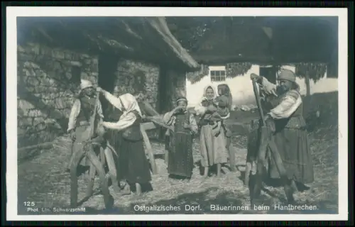 2x Foto AK - Szumlany Zlota Lipa Galizien - Dorfmotiv Wohlfahrts Postkarte 1915