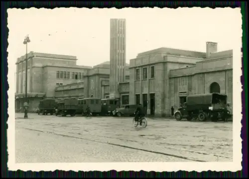 Foto - Belfort La Gare Soldaten Wehrmacht Fahrzeuge Territoire Bahnhof 1941