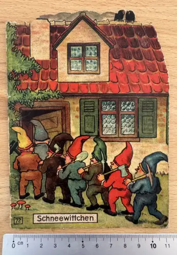 Märchen - 72 Schneewittchen - Werbung Adolf Pott Schötmar Bad Salzuflen um 1910