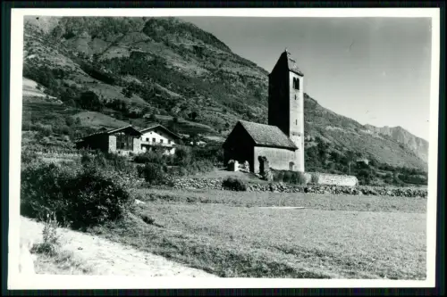 Foto 15x10cm - Naturns Südtirol - mit St.-Prokulus-Kirche - im Vinschgau 1943